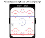 Black Hockey Clipboard
